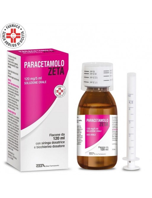 Paracetamolo Zeta Sciroppo 120mg/5ml (Equivalente Tachipirina)