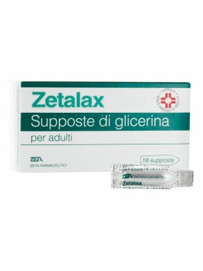 Zetalax Supposte di Glicerina per Adulti 18 Supposte