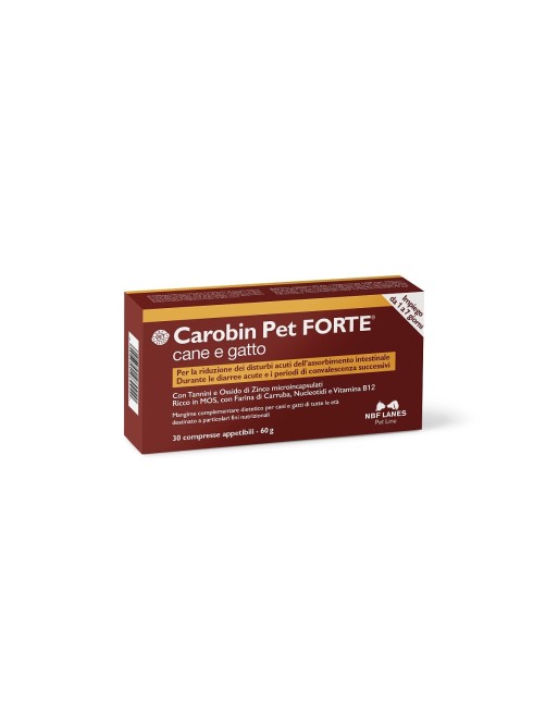 Carobin PET Forte Cane e Gatti 30 Compresse